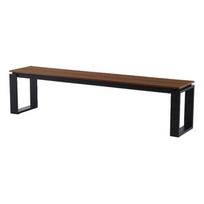 Lauko kėdė, ruda sp., 36 cm x 180 cm x 43 cm