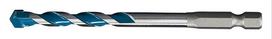 Grąžtas Makita TCT E-15023, medienai/metalas/keramikai, sraigtinis, hex, 7.5 mm x 10 cm