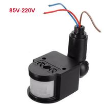 12V 220V Išmanusis LED judesio jutiklis Itin plonas LED prožektorius Lauko vandeniui atsparus Reguliuojamas Automatinis Infraraudonųjų spindulių PIR judesio jutiklis Detektorius