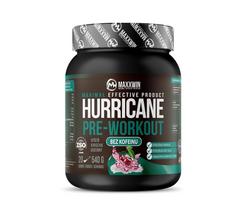 MaxxWin Hurricane Pre - Workout (be kofeino) 540 g - Apelsinų
