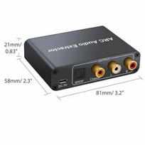 DAC ARC K/D Koaksialinis SPDIF lizdo išvestuvas HDMI garso grįžtamojo kanalo keitiklis HDMI ARC garso išvestuvas