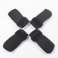 Apsauginiai batai, 4 vnt. Katės maudymosi, nagų kirpimo, plaukų skutimo, įbrėžimų prevencijos, reguliuojami batai, nagai black small