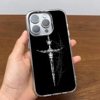 Gothic Cyber Sigil Cross Phone Case for Google Pixel 10 9 8 7 8A 9A XL Pro 4G 5G Transparent Soft Silicone TPU Back Cover Pixel 10 Pro XL 5G