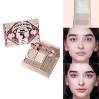 Flower Knows Waterproof Highlighter Contour Palette Long Lasting Vegan Makeup Chocolate Wonder Shop 0.56oz Sweet Shade Blending antikvarinės žalvario spalvos