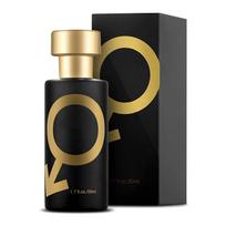 50 ml feromonų kvepalai, skirti nedelsiant pritraukti vyrų ir moterų dėmesį, ilgai išliekantis patrauklumo kvapas, masalas kvepalai, šventinės dovanos vyrams ir moterims 1pc auksas