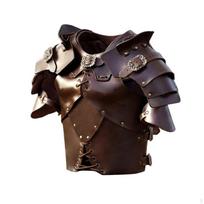 Medieval Shoulder Armor PU Cosplay Adjustable Knight Halloween Ancient Greek Vintage Vest ruda