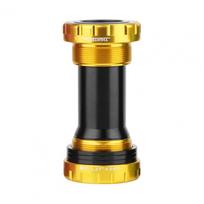 BB52 Dviračio Miniklio Ašis M68 Penkiakampis 68/73mm Centrinis Velenas Shimano/Haomeng/IXF Srieginiam Minikliui auksinė