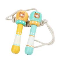Childrens Wood Handle & Weave Jump Rope 216cm/85inch Christmas Birthday Gifts