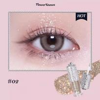 Flower Knows Swan Ballet Series Liquid Eye Shadow Pearlescent Fine Shiner Fine Sparkling Sequins 4g Eye Makeup 02 Shining New Star