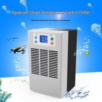 Universalus akvariumo aušintuvas su automatiniu temperatūros valdymu gėlavandeniams ir sūriavandeniams akvariumams Below 20L Cooling Only