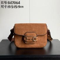 G Home 2026 New Style 1955 Messenger Bag Small Horse Collar Buckle Single Shoulder Leather Portable Diagonal Span Women's 19.5x15x9CM