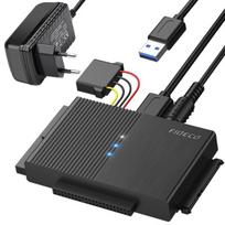 FIDECO USB į SATA IDE adapteris 16 TB USB 3.2 Gen 1 5Gbps HDD SSD 2.5 3.5 CD DVD