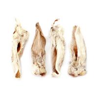 NATURE LIVING džiovintos triušių ausys su kailiu, 100 g