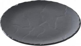 Revol Basalt apvalus juodas 32 cm lėkštė