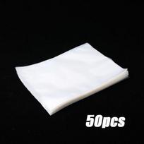 Virtuvės vakuuminiai maišeliai maistui Vakuuminio sandariklio pakavimo mašina Maisto laikymo maišelis be BPA Virtuvės priedai 17 * 25 cm 50pcs balta