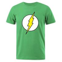 Didžiojo sprogimo teorija T-shirt Žaibo rašto T-shirt Vyrams Medvilnė Viršutinis drabužis Laisvalaikio Gatvės Trumpomis rankovėmis Juokingi T-shirt#Spalva(3) S juoda