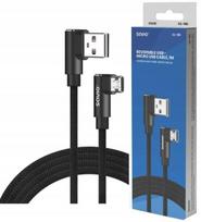 Micro Usb laidas su 90° kampu, 2m, 2.4a, greitas įkrovimas