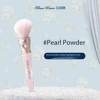 Flower Knows Bunny Garden Series Blush Brush - Flower Knows Wool Loose Powder Highlighter Cosmetic Tool for Makeup burnočio rožinė spalva