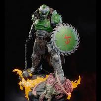 1/24 Scale 80mm height Resin Figure Doom Warrior demon Slaughterer Model Kit Unassembled and Unpainted 3D printing toy 1280