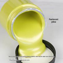 300ml Metallic Pearlescent Gold & Silver Acrylic Paint for Wall and Hand Painting 100ml perlamatros geltonos spalvos