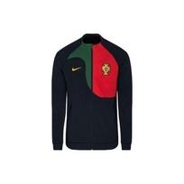 Nike Portugalija 2022 m. Pasaulio taurės Academy Pro Anthem Tamsiai žalia Raudona Vyriškas futbolo džemperis su užtrauktuku DH4746-451 XL
