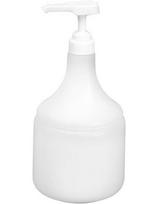 Sibel plastikinis buteliukas su dozatoriumi baltas 1000ml