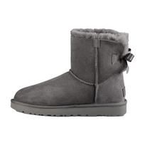 UGG Mini Bailey Bow II Batai Pilki Moteriški Kedai 1016501-GREY 36