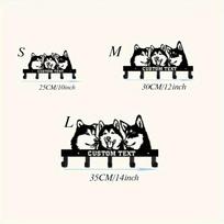 Exclusive Handmade Custom Wall Hooks for Husky Lovers, Indoor Key Holder, Housewarming Gift 25cm