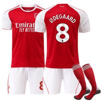 Paaugliams Vaikams Suaugusiems Individualus pavadinimas Futbolo aprangos komplektas 25/26 Arsenal Namų #8 ØDEGAARD Sporto Treniruočių Marškinėlių Komplektas su Kojinėmis 16