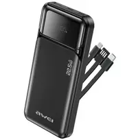 AWEI PA-91 Power Bank | 10,000 mAh | 22.5W | PD | USB-C | black