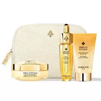 Guerlain  Guerlain Set: Abeille Royale Honey Age-Defying Day Cream for Face, 50 ml + Abeille Royale Replumping Oil for Face  AND  Neck, 15 ml + Abeille Royale Cleansing Foam, 40 ml