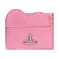 Vivienne Westwood Logotipo PU Kortelių Laikiklis Moteriški Aksesuarai Rožinis 5403000AWL001OG406 Basic Set (Bag)