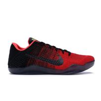 Nike Kobe 11 Elite Low Achilo kulnas Vyriški sportbačiai Raudoni University-Red Juodi-Bright-Crimson-Metallic-Gold 822675-670 44