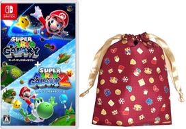 Super Mario Galaxy Super Mario Galaxy 2 Switch 2025 Holiday Gift Drawstring Bag Included + - Bonus