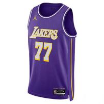 Nike Dri-FIT NBA Los Angeles Lakers 2025/26 Statement Edition Luka Doncic #77 Purple Men's Basketball Jersey HM4877-506 2XL
