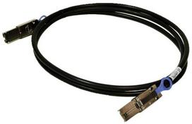 Adapteris HP MiniSAS HD to MiniSAS 716191-B21 Mini SAS 26pin Male, Mini SAS 26pin Male, 2 m, juoda sp.