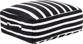 Pufas Beliani Settat, balta sp./juoda sp., 50 cm x 50 cm x 20 cm