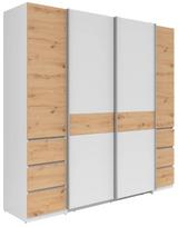 Spinta Fabio, balta sp./artisan oak, 60 cm x 215 cm x 210 cm