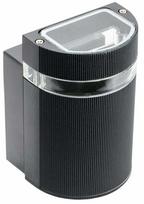 Sieninis lauko šviestuvas GTV Silva, 50W, GU10, IP54, juoda sp., 10 cm x 15.5 cm