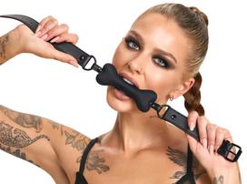 Bad Kitty Bone Gag Black