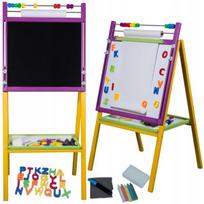 Reguliuojama 5-in-1 magnetinė kreidelinė lenta su popieriumi