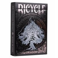Bicycle Black Dragon kortos - klasikinės, pagamintos Jav