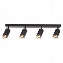 Milagro Pipe Ring Spot 4xgu10 juodas lubinis šviestuvas