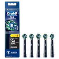 Oral-b Cross Action juodi antgaliai, 5 vnt.