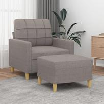 Krėslas su pakoja taupe spalvos 60cm audinys