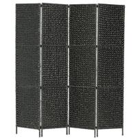 Kambario pertvara 4 d juoda 154 x 160 cm vandens hiacintas