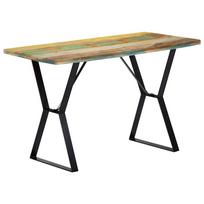 Valgomojo stalas 120x60x76 cm perdirbtos medienos masyvas