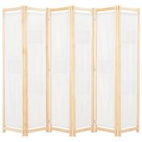 Kambario pertvara 6 d kreminės sp 240x170x4cm audinys