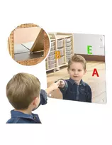 MASTERKIDZ didelis magnetinis STEM veidrodis 60 x 60 cm