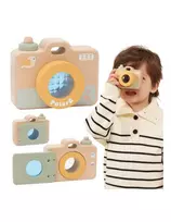 VIGA My First Wooden Camera for Kids Kaleidoscope